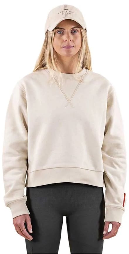 The Mountain Studio Organic Cotton Sweatshirt Beige M Vrouw