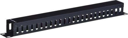 Lanberg AK-1201-B - 1U - Cable Management Panel