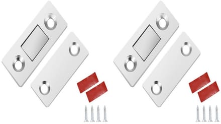 Magnetisch slot / onzichtbare magnetische deursloten RVS 2-pack
