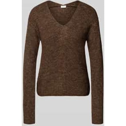 Regular fit gebreide pullover met wol