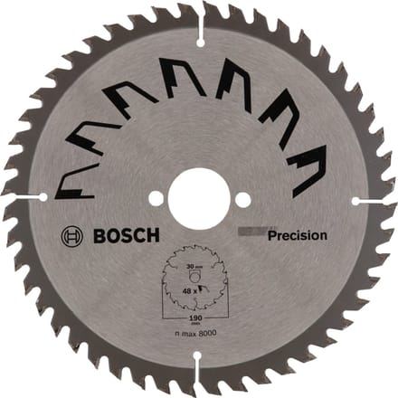 Bosch Cirkelzaagblad PRECISION - 190 x 30 x 2,5 mm - 48 tanden