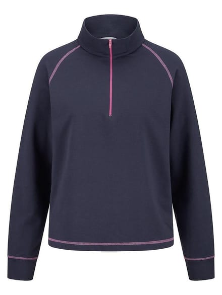 Sweater Van Peter Hahn blauw