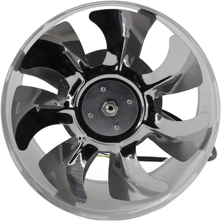 Buisventilator Afzuiger - Axiale Ventilator - Lucht Afvoeren - Stille Werking - 250 mm - Wit