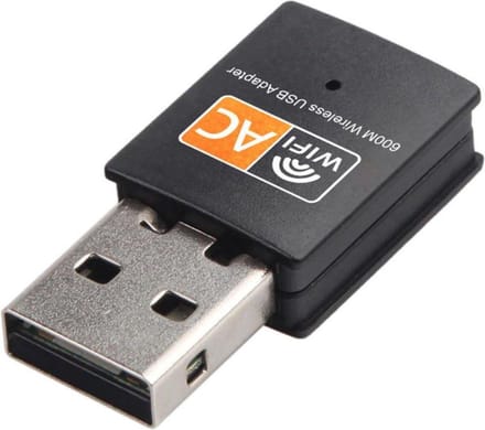 Garpex® WiFi USB-adapter 600 Mbps - Dual Band - Compact ontwerp