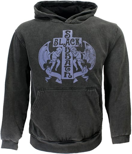 Black Sabbath Angels Cross Pullover Hoodie - Officiële Merchandise - M