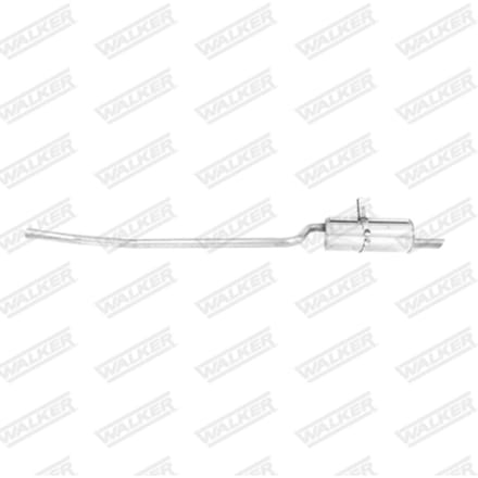 Geluiddemper achter WALKER 22468
