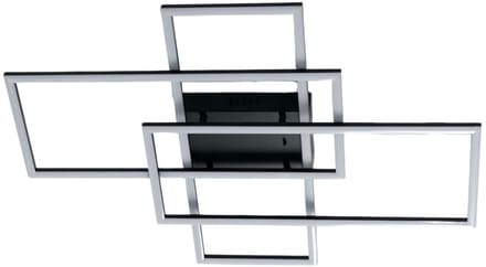 Kosilum - Eli - Plafondlamp - Zwart - Aluminium, ijzer en siliconen
