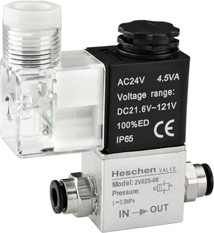 Elektro Pneumatische Magneetklep 2/2 Manier AC24V PT1/4"