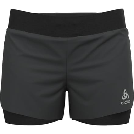 ODLO 2-in-1 Shorts ZEROWEIGHT 3 INCH - black - Vrouwen - Maat L