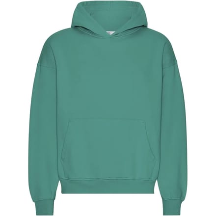 Oversized sweatshirt met capuchon Colorful Standard Organic Pine Green