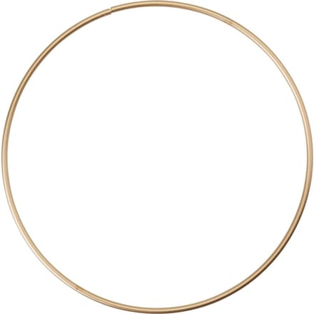 Metalen ring "Cirkel", Goudkleur - Ø 15 cm