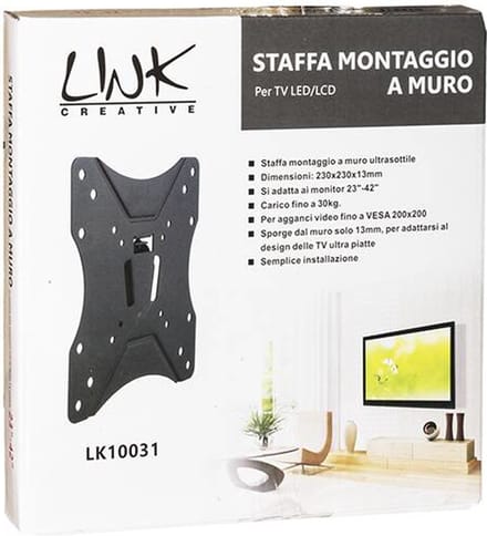 Link Accessori LK10031 tv-bevestiging 106,7 cm (42') Zwart