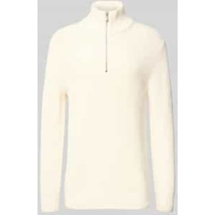 Gebreide pullover met schipperskraag