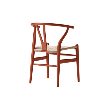Carl Hansen & Søn CH24 Y Wishbone stoel Soft Edition van Ilse Crawford - terracotta