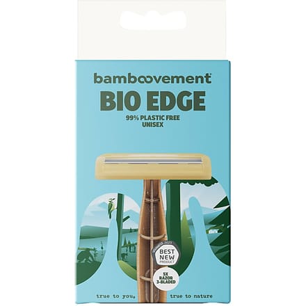 Bamboovement BioEdge Wegwerpscheermes 5 Stuks | 3 Mesjes 99% Bio-Based Unisex