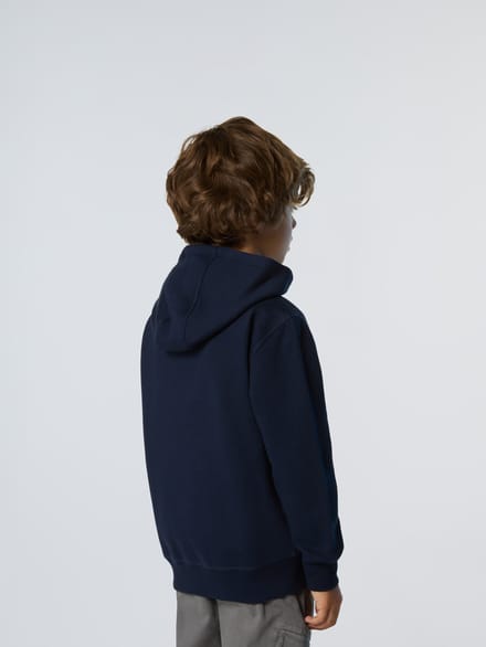 North Sails Hoodie Volledige ritssluiting met maxi-logo