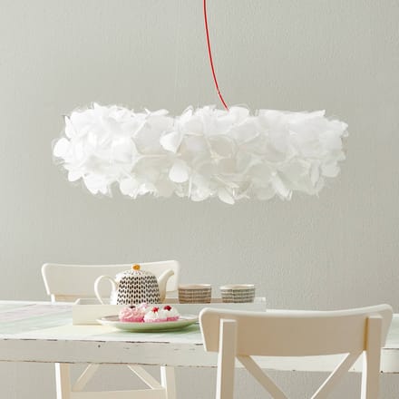 SLAMP Clizia Mama Non Mama Hanglamp Groot Wit/ Rood Draad