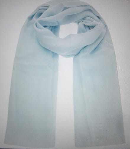 Replay Sjaal - Kleur Wit - Blauw - One Size