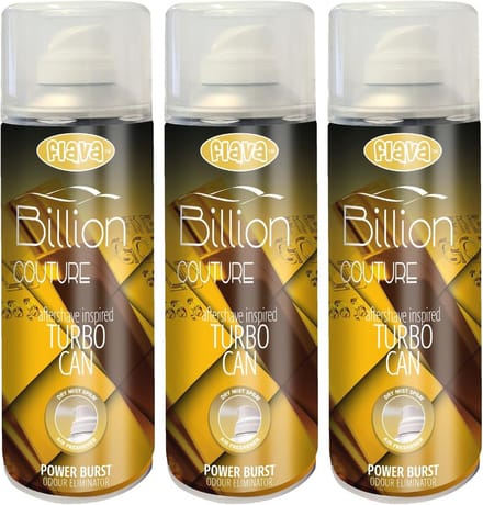 Luchtverfrisser Pack van 3 - Turbo Blik 400ml voor Auto en Huis