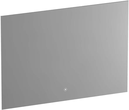 Brauer Ruby Spiegel - Rechthoekig - 100 cm - met Directe LED-Verlichting - Dimbaar - met Touchbediening