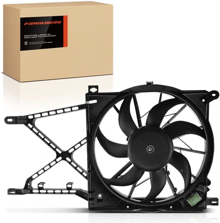 Frankberg 1x Motorradiator enkele ventilator