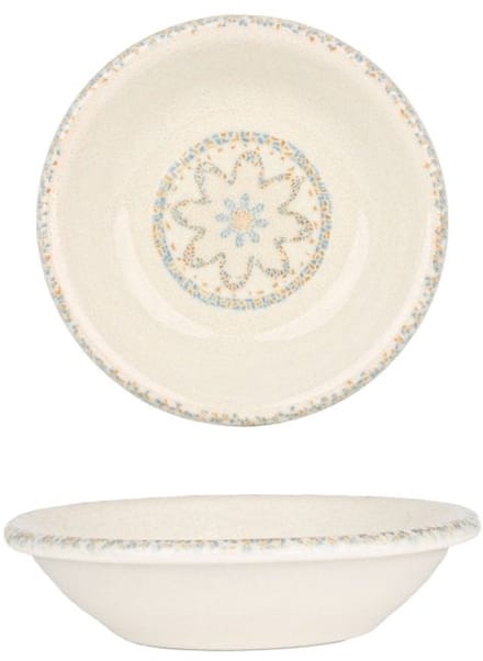 By Bone Serveerschaal - Tessera - Porselein - 11 cm (100cc) - set van 4