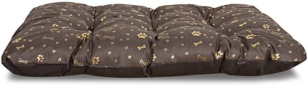 Hondenbedkussen PRESTIGE 120x80 cm waterdicht gouden botten