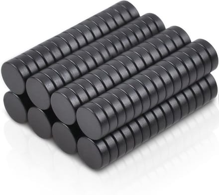Mini-Magneten - Sterke Zwarte Magneten voor Magneetbord - 120 Stuks