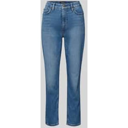 Straight Fit Jeans van katoenmix