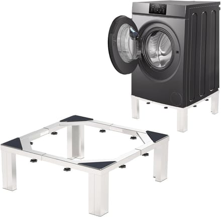 Verstelbare wasmachine en droger voetstuk - Universele hoogte 30 cm - Zware stalen constructie