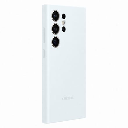 Samsung Silicone Case - Geschikt voor Samsung Galaxy S24 Ultra - White