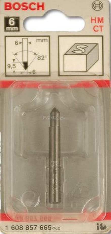 Bosch  hss snijder 6 / 9.5mm (1608857575)