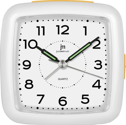 Just a Minute | Wekker | Wit - Geel