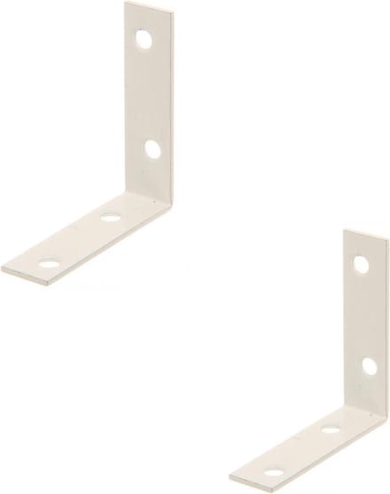 TQ4U stoelhoek | 60 x 60 mm | 18 mm breed | wit | 2 STUKS