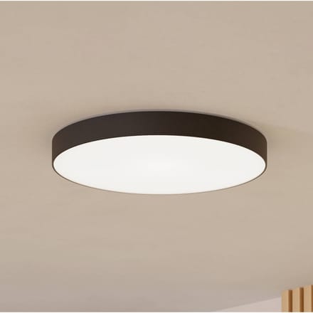 EGLO connect.z Gallizzi-Z Smart Plafondlamp - Ø 69 cm - Zwart/Wit - Instelbaar RGB & wit licht - Dimbaar - Zigbee