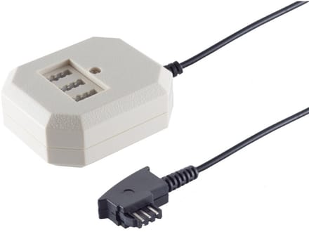 TAE-F (m) - 2x TAE-N + TAE-F + RJ11 (v) aansluitbox | 6 meter