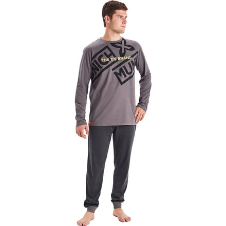 Winterpyjama lange mouw ronde hals MU1 heren