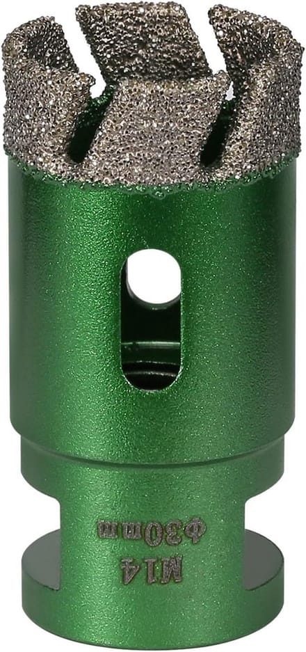 30mm Diamant Droge Tegelboor met M14 Schroefdraad voor Harde Materialen