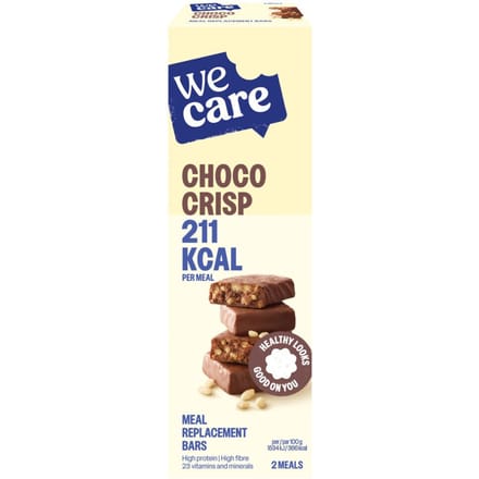 WeCare Meal Replacement Bars Choco Crisp - 116 gr