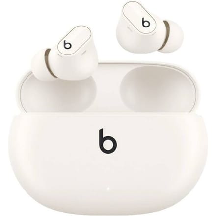 Beats Studio Buds Plus In Ear oordopjes Bluetooth Stereo Crème-wit Noise Cancelling, Ruisonderdrukking (microfoon) Oplaadbox, Bestand tegen zweet,