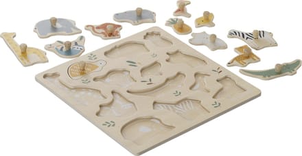 Vertbaudet Puzzle met jungle-knopen