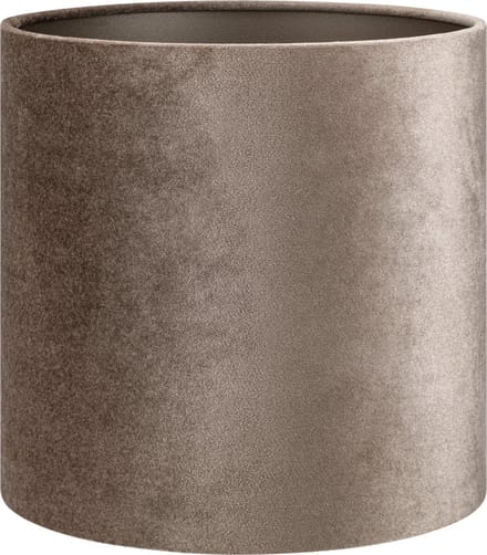 Lampenkap Cilinder - 25x25x30cm - Fendi velours taupe