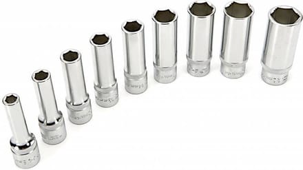 AOK 9-delige 1/2 SUPER GRIP lange doppenset