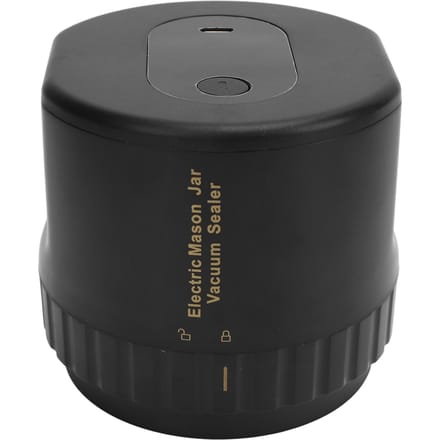 Elektrische Mason Jar Vacuümsealer Kleine Automatische Pottensealer Intelligente Detectie Vacuümsealen black