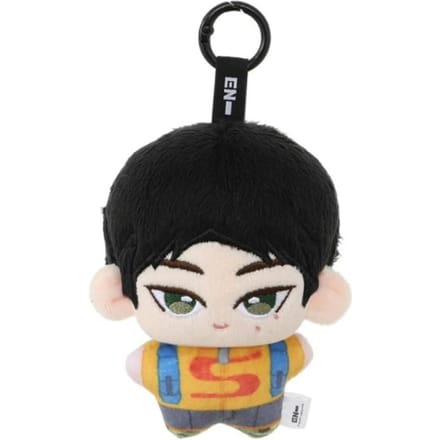 ENHYPEN x MINISO - Porte-clés Peluche Personnage SUNOO black