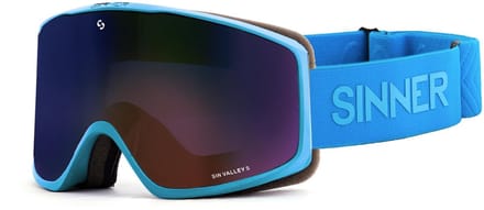 SINNER - SIN VALLEY S SKIBRIL - Mat blauw - Unisex - One Size