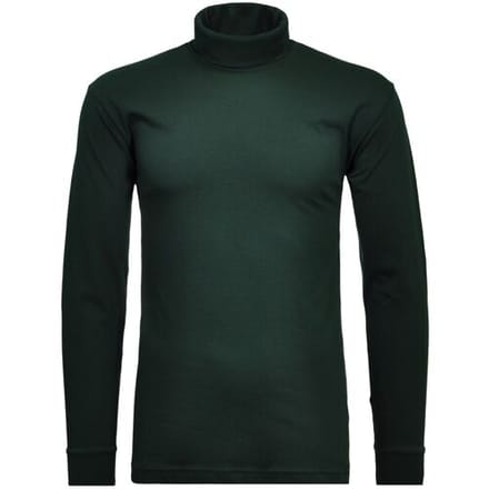 Ragman Long Sleeve Uni Col T-Shirt Single Jersey Donker Groen / male