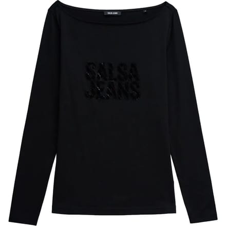 Pullover met logo dames Salsa Jeans
