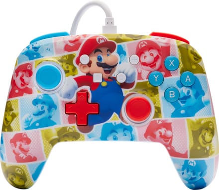 PowerA Geavanceerde bedrade controller voor Nintendo Switch - Mario-heldenspoel - Wired Controller - Nintendo Switch