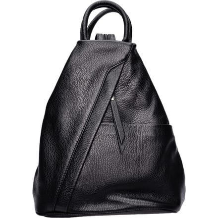 Isabella Rhea Zwart Rundleer Tas